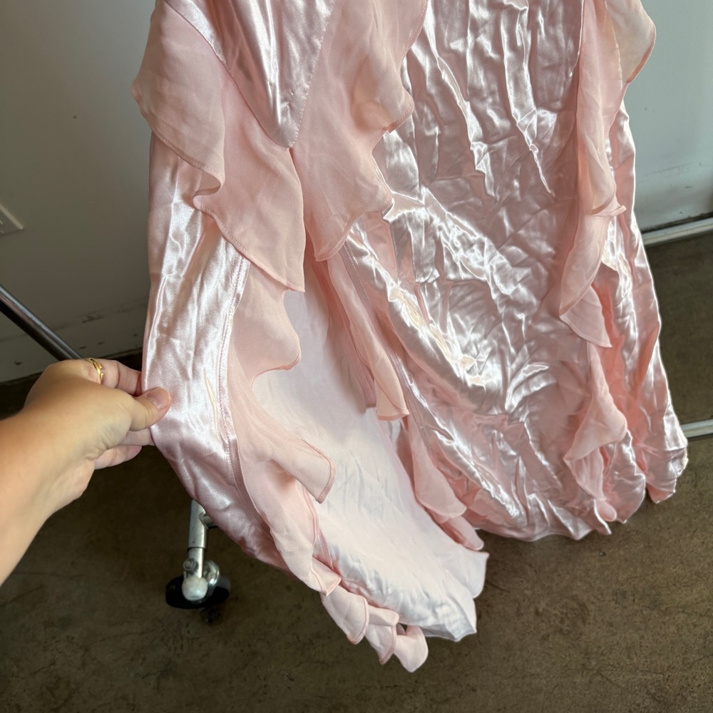 NWT Baby Pink For Love And Lemons “Sawyer” Midi Dress Sz 4 - Picture 6 of 14
